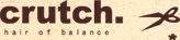 crutch.（クラッチ）hair of balanceロゴ